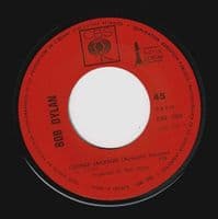 BOB DYLAN George Jackson Vinyl Record 7 Inch French CBS 1971