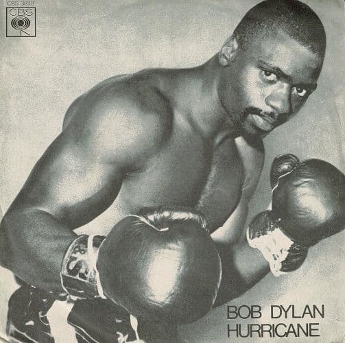 BOB DYLAN Hurricane Vinyl Record 7 Inch Italian CBS 1976