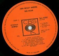 BOB DYLAN John Wesley Harding Vinyl Record LP CBS
