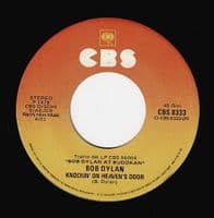 BOB DYLAN Knockin' On Heaven's Door Vinyl Record 7 Inch Italian CBS 1980