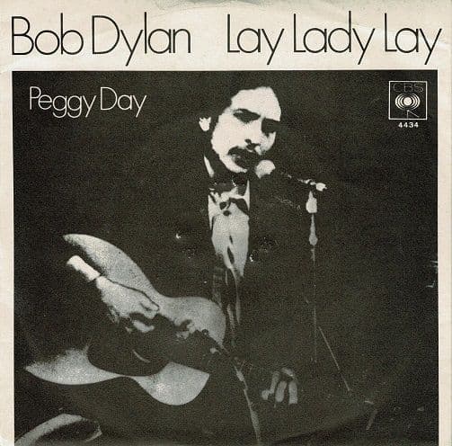 BOB DYLAN Lay Lady Lay Vinyl Record 7 Inch Italian CBS 1969