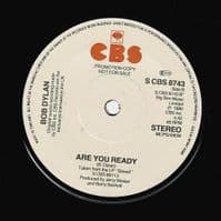 BOB DYLAN Saved Vinyl Record 7 Inch CBS 1980 Promo
