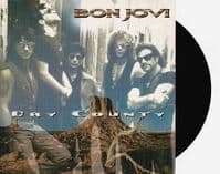 BON JOVI Dry County Vinyl Record 7 Inch Vertigo 1994