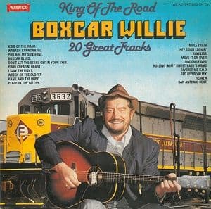 BOXCAR WILLIE King Of The Road Vinyl Record LP Warwick 1980