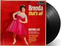 BRENDA LEE Brenda, That's All Vinyl Record LP Brunswick 1962