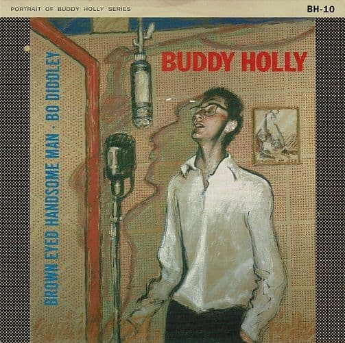BUDDY HOLLY Brown-Eyed Handsome Man Vinyl Record 7 Inch MCA 1984