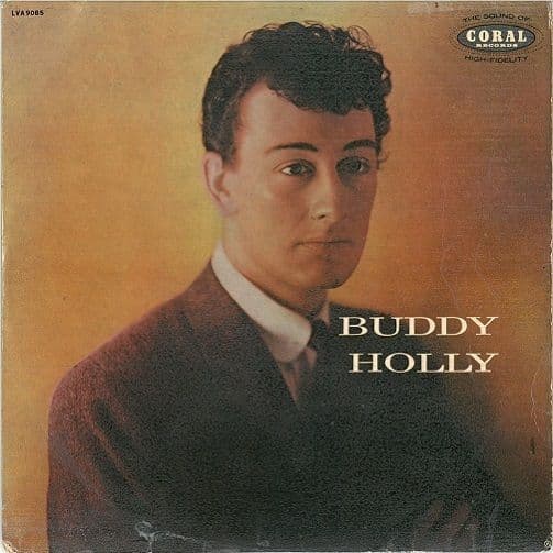 BUDDY HOLLY Buddy Holly Vinyl Record LP Coral 1958