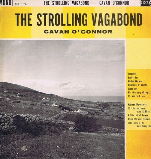 CAVAN O'CONNOR The Strolling Vagabond LP Vinyl Record Album 33rpm Ace Of Clubs 1962