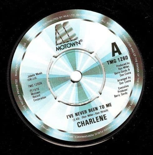 CHARLENE I've Never Been To Me Vinyl Record 7 Inch Motown 1982
