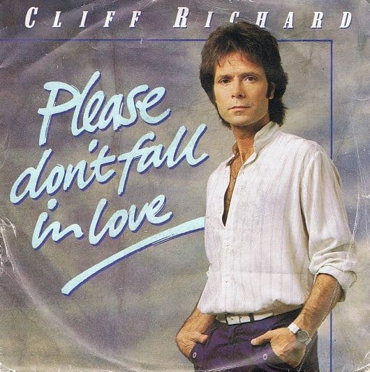 CLIFF RICHARD Please Don't Fall In Love 7" Single Vinyl Record 45rpm EMI 1983