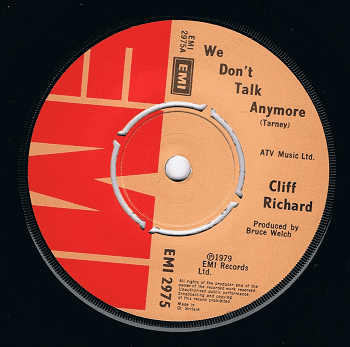CLIFF RICHARD We Don't Talk Anymore Vinyl Record 7 Inch EMI 1979
