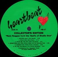 Collector's Edition - Rare Reggae From The Vaults Of Studio One Vinyl Record LP US Heartbeat 1989
