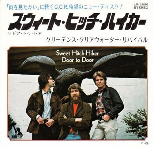 CREEDENCE CLEARWATER REVIVAL Sweet Hitch-Hiker Vinyl Record 7 Inch Japanese Liberty 1971