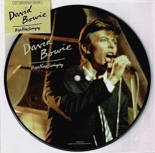 DAVID BOWIE Boys Keep Swinging Vinyl Record 7 Inch Parlophone 2019 Picture Disc