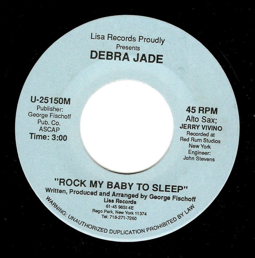 DEBRA JADE Rock My Baby To Sleep Vinyl Record 7 Inch US Lisa Promo