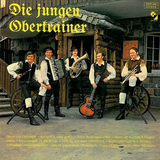 DIE JUNGEN OBERKRAINER Die Jungen Oberkrainer LP Vinyl Record Album 33rpm Swiss Elite Special