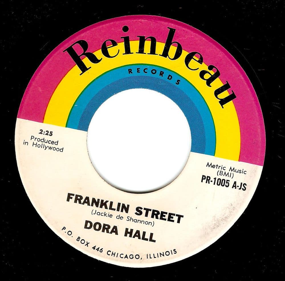 DORA HALL Franklin Street Vinyl Record 7 Inch US Reinbeau