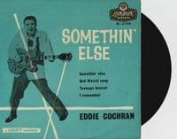 EDDIE COCHRAN Somethin' Else EP Vinyl Record 7 Inch London 1960