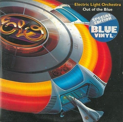ELECTRIC LIGHT ORCHESTRA ELO Out Of The Blue Vinyl Record LP Jet 1978 Blue Vinyl