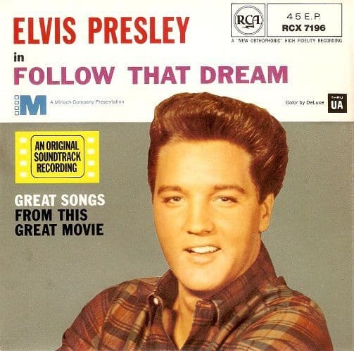 ELVIS PRESLEY Follow That Dream EP Vinyl Record 7 Inch RCA