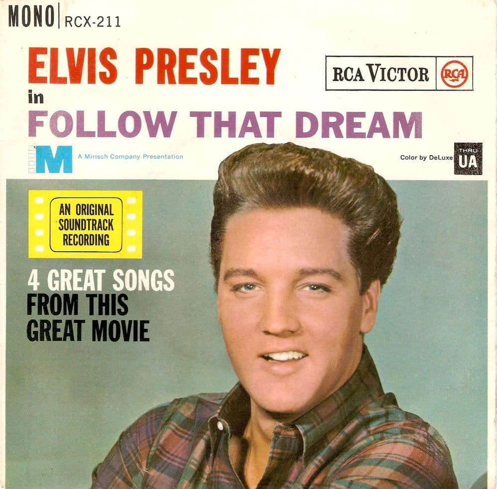 ELVIS PRESLEY Follow That Dream EP Vinyl Record 7 Inch RCA 1962