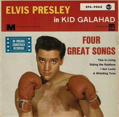 ELVIS PRESLEY Kid Galahad EP Vinyl Record 7 Inch German RCA 1962
