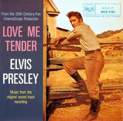 ELVIS PRESLEY Love Me Tender EP Vinyl Record 7 Inch RCA