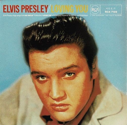 ELVIS PRESLEY Loving You EP Vinyl Record 7 Inch RCA
