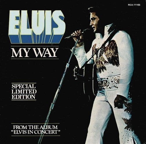 ELVIS PRESLEY My Way Vinyl Record 7 Inch Canadian RCA 1977 Red Vinyl
