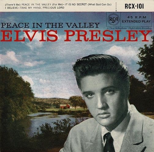 ELVIS PRESLEY Peace In The Valley EP Vinyl Record 7 Inch RCA 1960