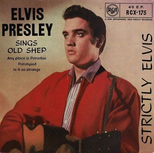 ELVIS PRESLEY Strictly Elvis EP Vinyl Record 7 Inch RCA 1960