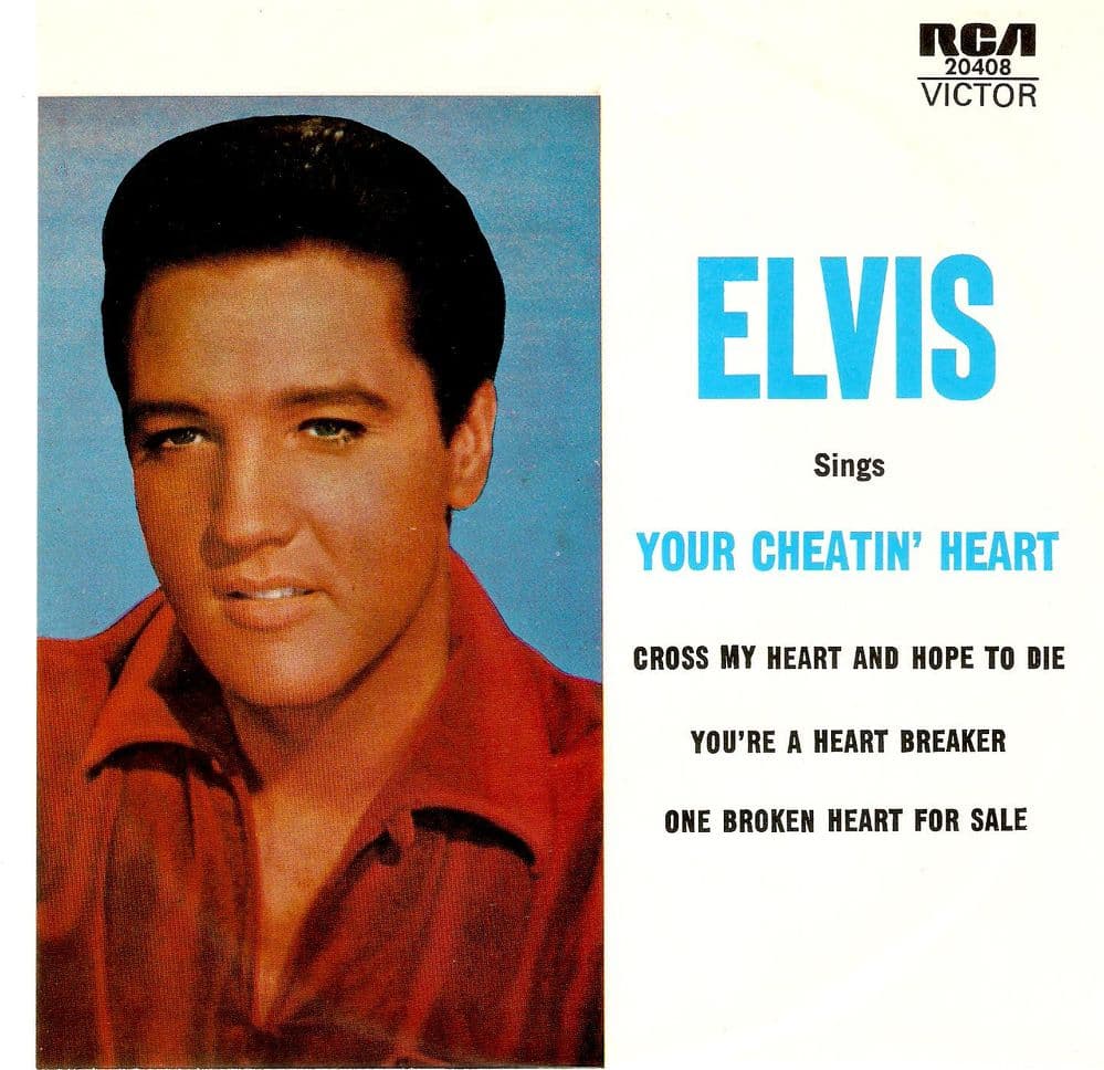 ELVIS PRESLEY Your Cheatin' Heart EP Vinyl Record 7 Inch Australian RCA Victor
