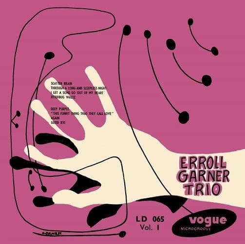 ERROLL GARNER TRIO Erroll Garner Trio Vol. 1 Vinyl Record LP Disques Vogue 2017 Pink Vinyl