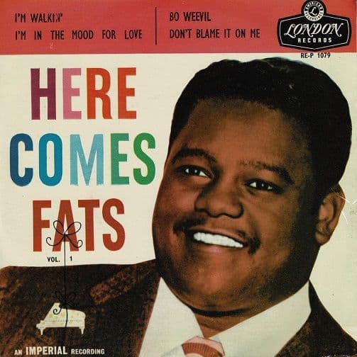 FATS DOMINO Here Comes Fats Vol. 1 EP Vinyl Record 7 Inch London 1957