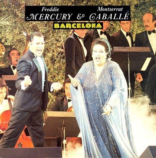 FREDDIE MERCURY AND MONTSERRAT CABALLE Barcelona Vinyl Record 12 Inch Polydor 1987