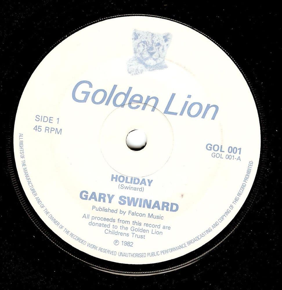 GARY SWINARD Holiday Vinyl Record 7 Inch Golden Lion 1982