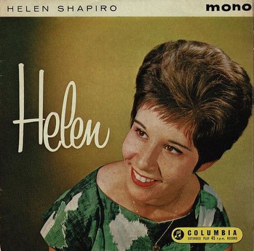 HELEN SHAPIRO Helen EP Vinyl Record 7 Inch Columbia 1961