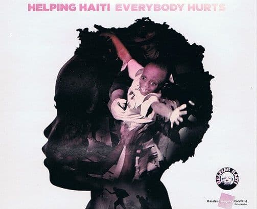 HELPING HAITI Everybody Hurts CD Single Sony 2010