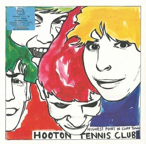 HOOTON TENNIS CLUB Highest Point In Cliff Town Vinyl Record LP Heavenly 2015 Orange Vinyl