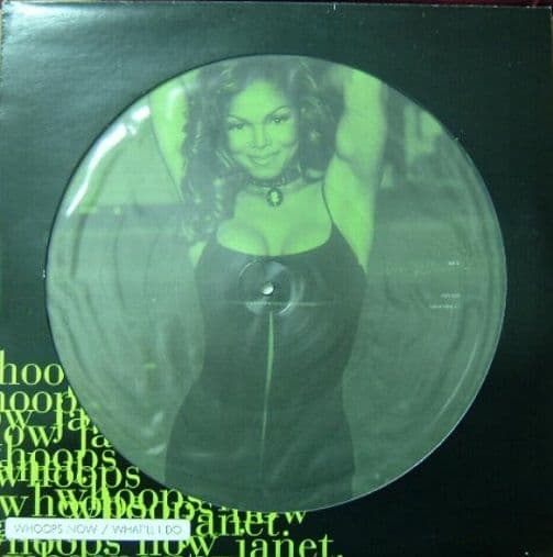 JANET JACKSON Whoops Now Vinyl Record 12 Inch Virgin 1995 Picture Disc