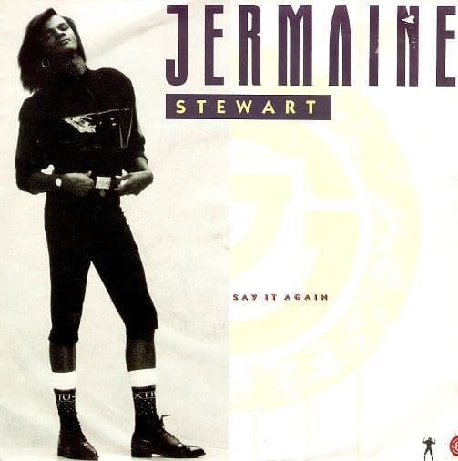 JERMAINE STEWART Say It Again Vinyl Record 7 Inch 10 1987