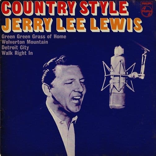 JERRY LEE LEWIS Country Style EP Vinyl Record 7 Inch Philips 1966