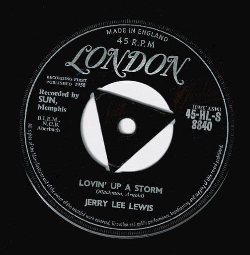 Jerry Lee Lewis Breathless Vinyl Record 7 Inch London 1958 Jerry Lee Lewis Breathless Vinyl Record 7 Inch London 1958