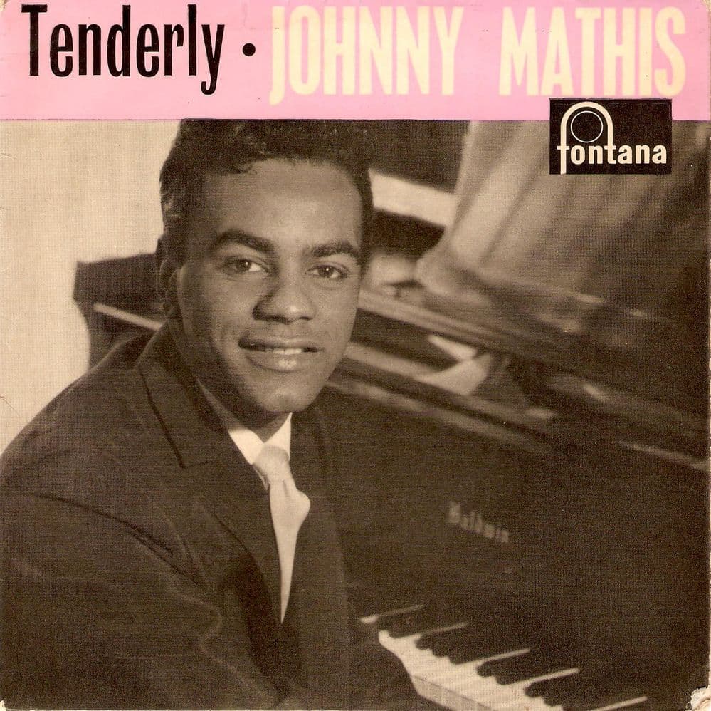 JOHNNY MATHIS Tenderly EP Vinyl Record 7 Inch Fontana 1959