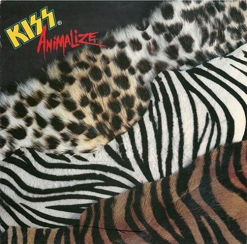 KISS Animalize Vinyl Record LP Casablanca 1984