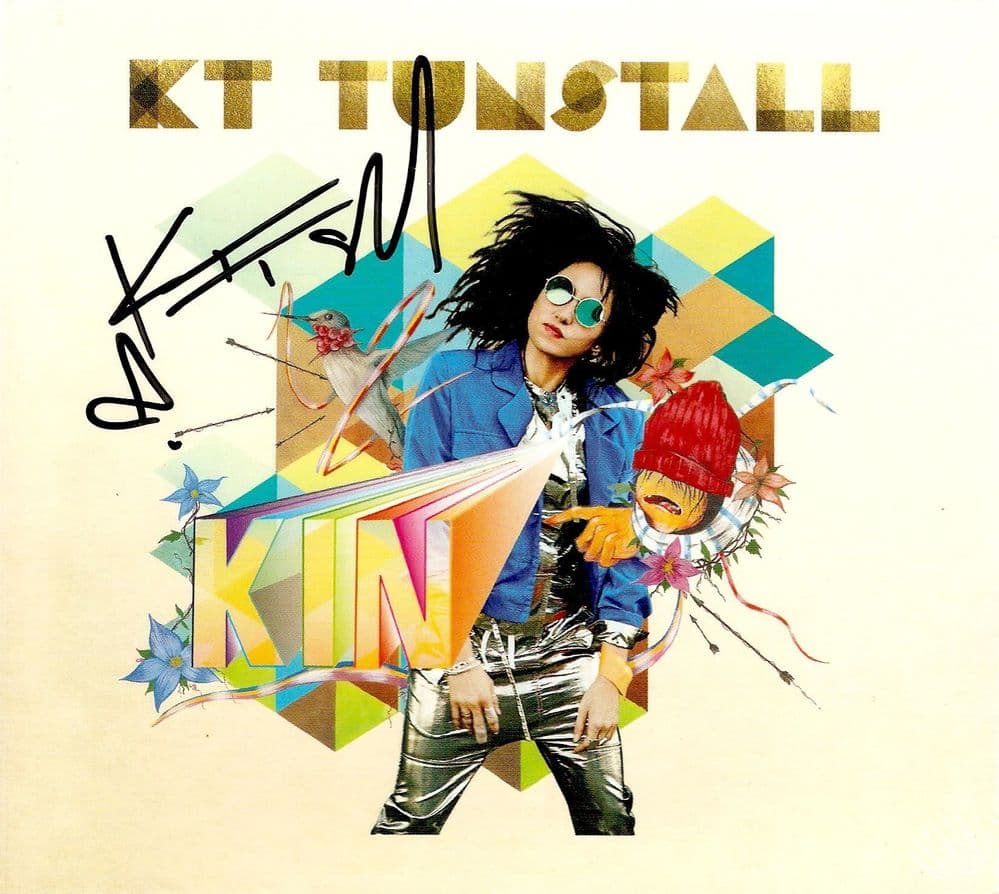KT TUNSTALL KIN CD Album Virgin 2016 Signed