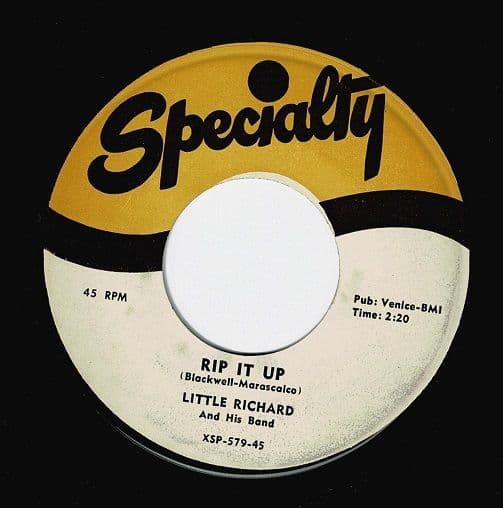 LITTLE RICHARD Rip It Up Vinyl Record 7 Inch US Specialty
