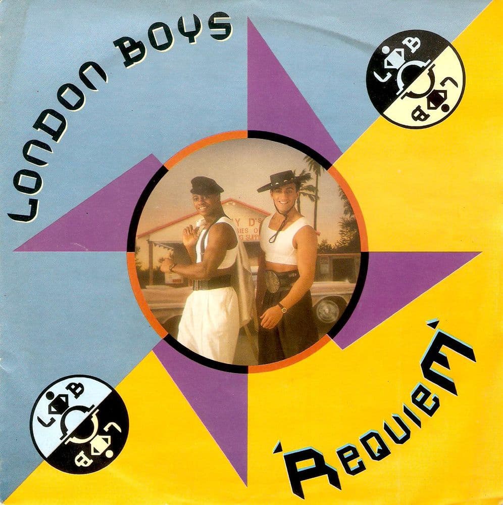 LONDON BOYS Requiem Vinyl Record 7 Inch WEA 1988.
