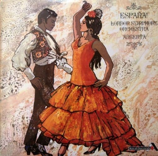 LONDON SYMPHONY ORCHESTRA / ATAULFO ARGENTA Espana Vinyl Record LP Ace Of Diamonds 1969