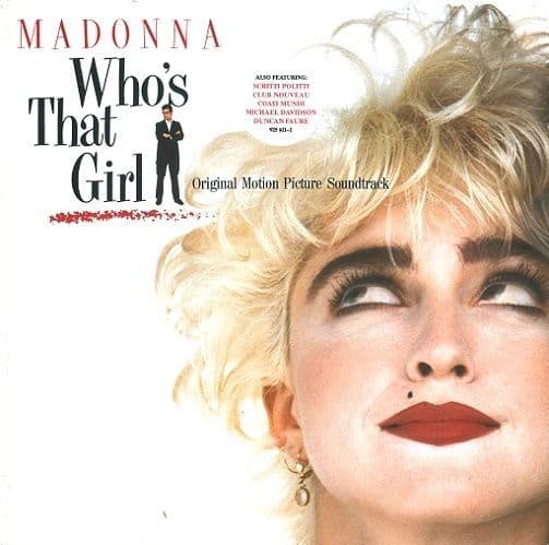 MADONNA Who's That Girl Vinyl Record LP German Sire 1987